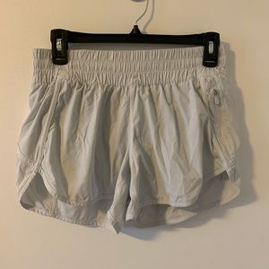 White lululemon shorts